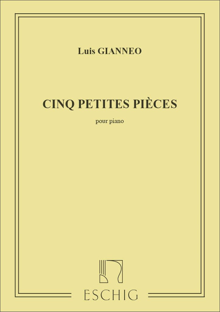 5 Petites Pieces Piano